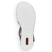 Rieker - V3663-14 - Blatik/Silber/Royal - Sandals