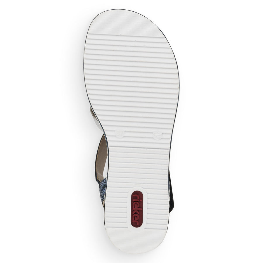 Rieker - V3663-14 - Blatik/Silber/Royal - Sandals