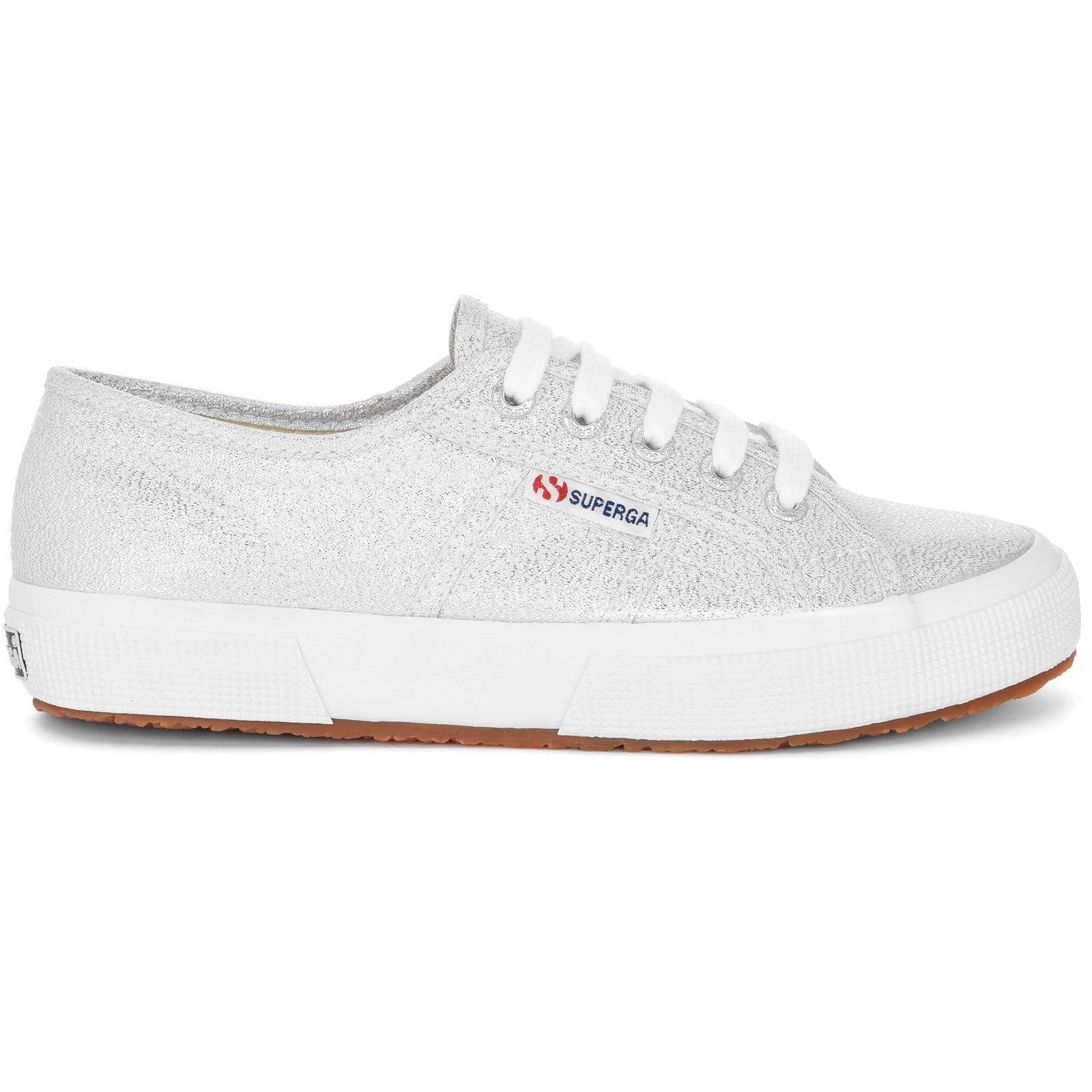 Superga - 2750 Lamew Trainer - Grey Silver - Canvas Shoes