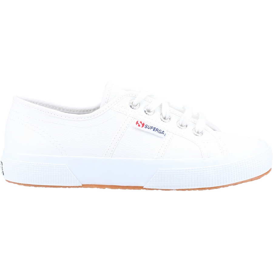 Superga - 2750 Tumbled Leather - White - Canvas Shoes