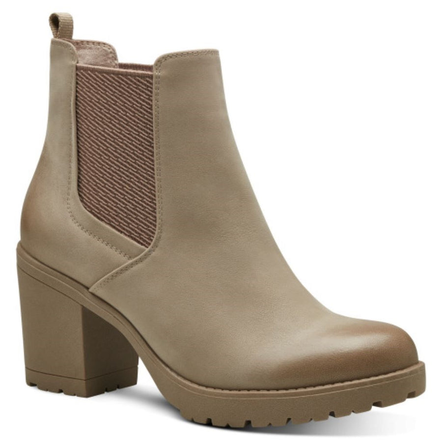 Marco tozzi clearance chelsea boots taupe