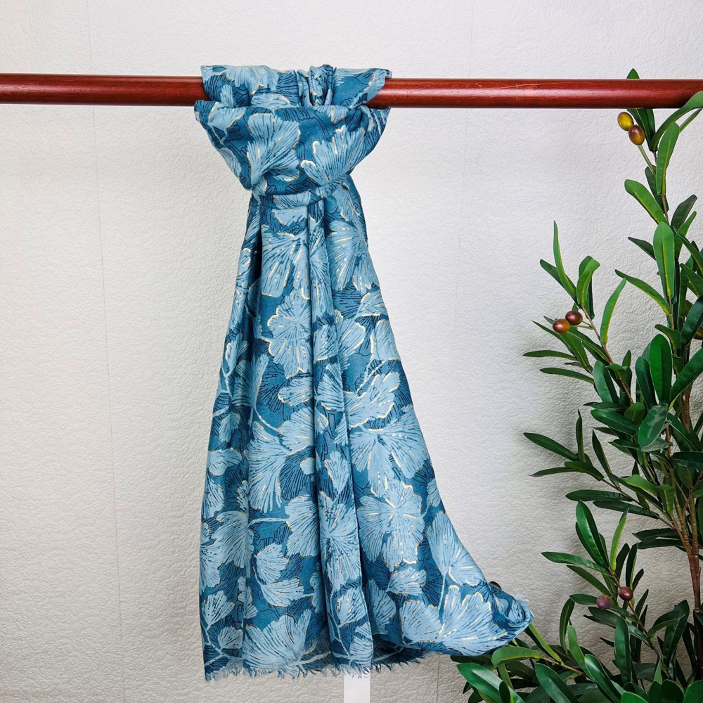 Reevo - S6231 Scarf - Blue