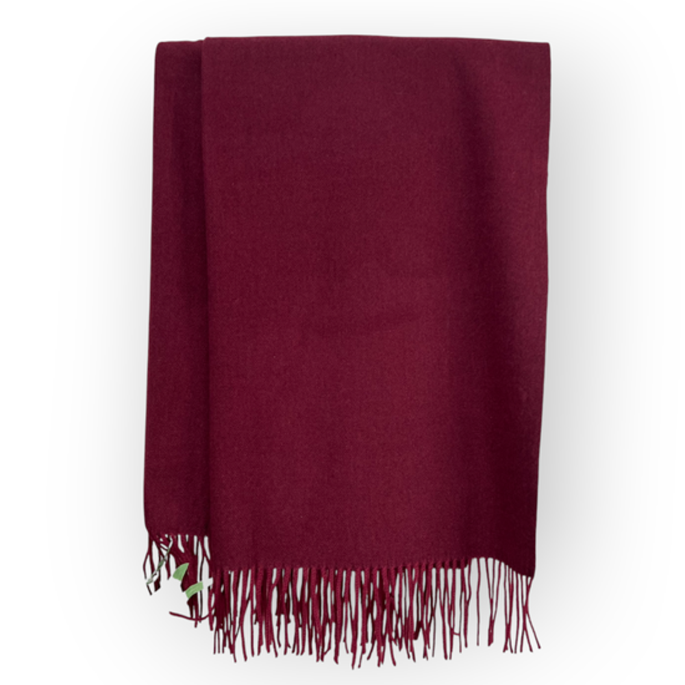 Reevo - S6351-1 Scarf - Burgundy