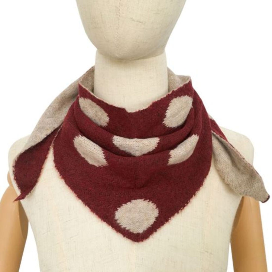 Reevo - S6537 Scarf - Burgundy
