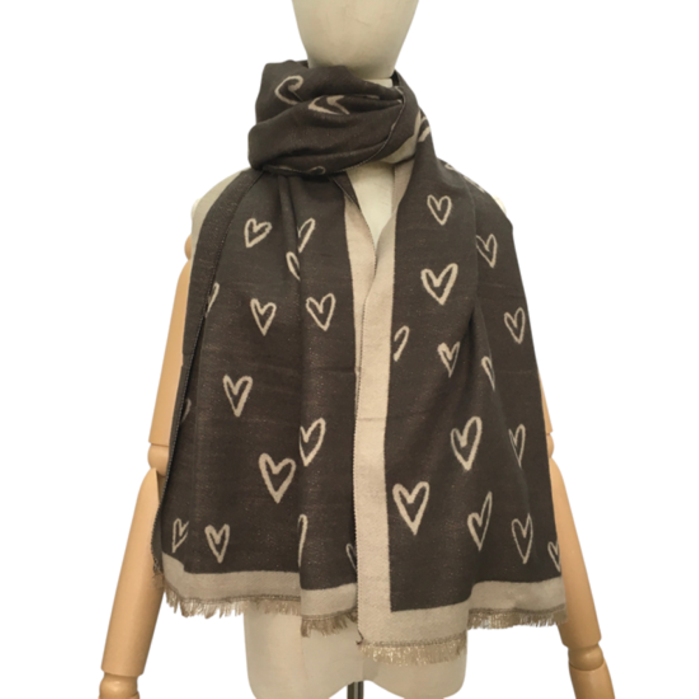 Reevo - S6569 Scarf - Brown
