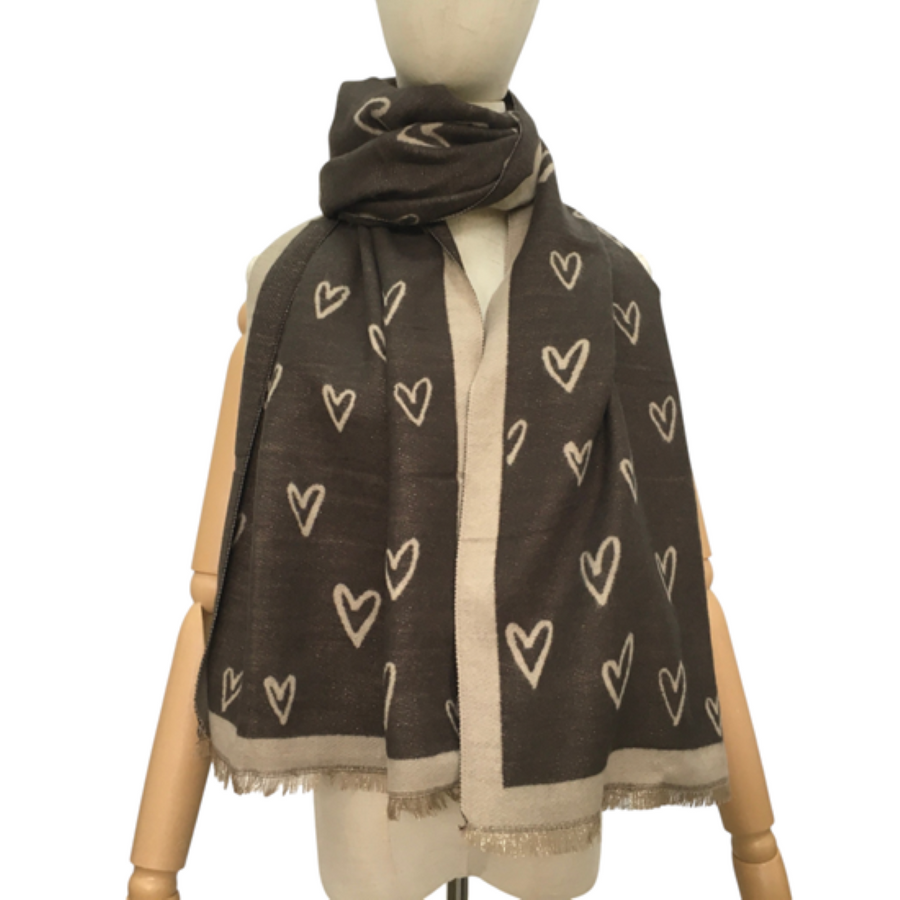 Reevo - S6569 Scarf - Brown