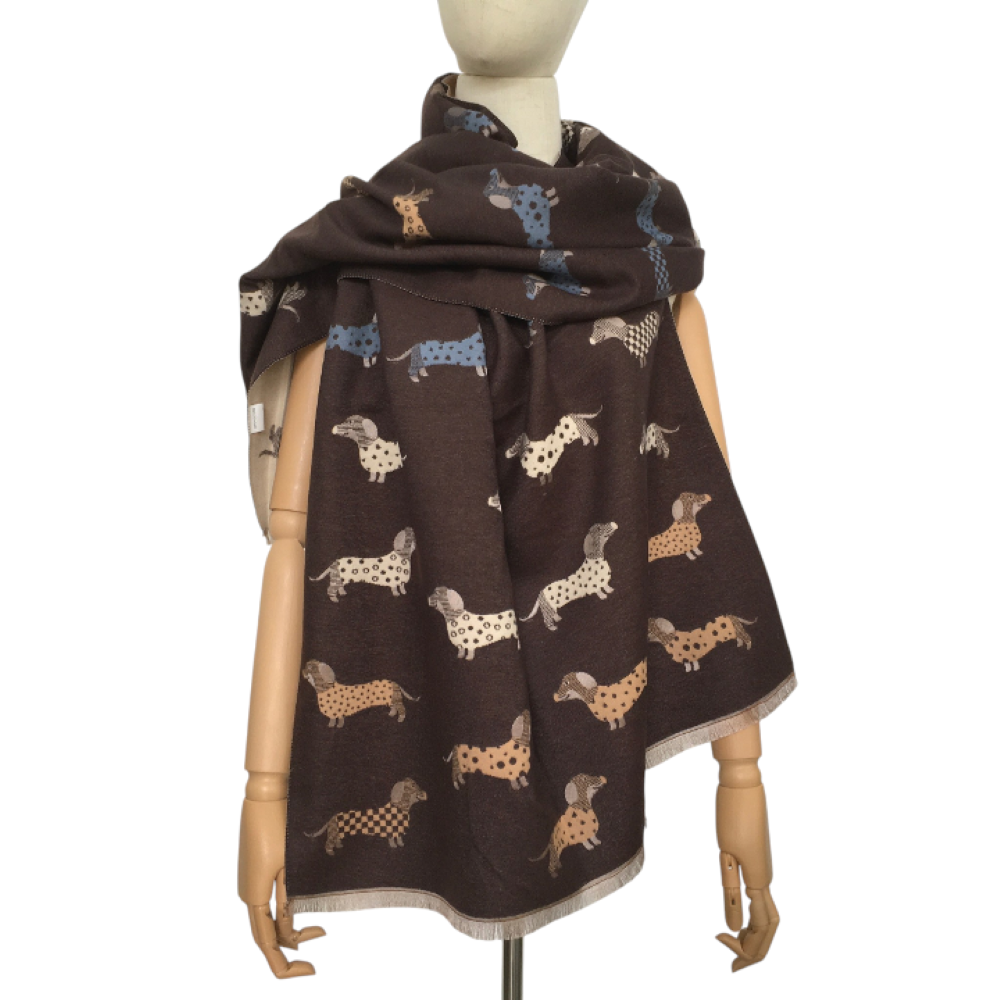 Reevo - S6309 Scarf - Brown