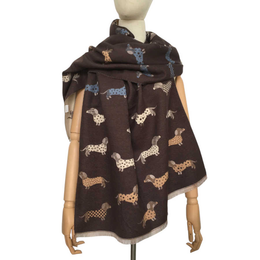 Reevo - S6309 Scarf - Brown