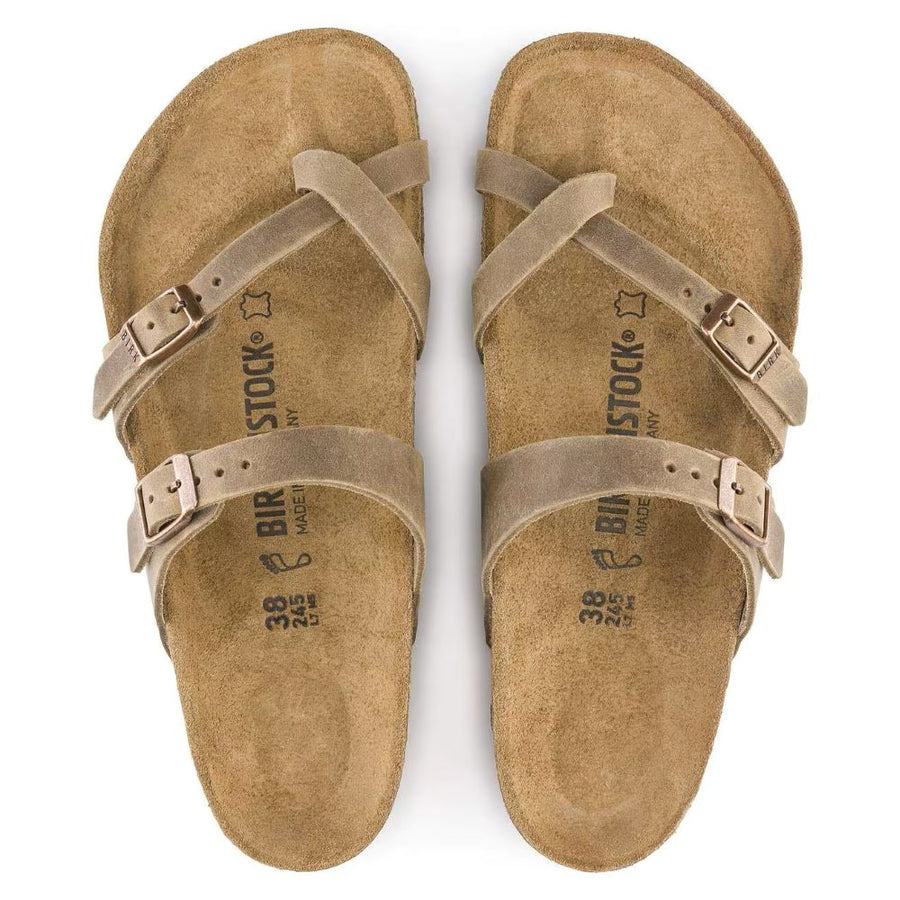 Birkenstock - Mayari Natural Leather Oiled - Regular 1011433 - Tabacco Brown - Sandals