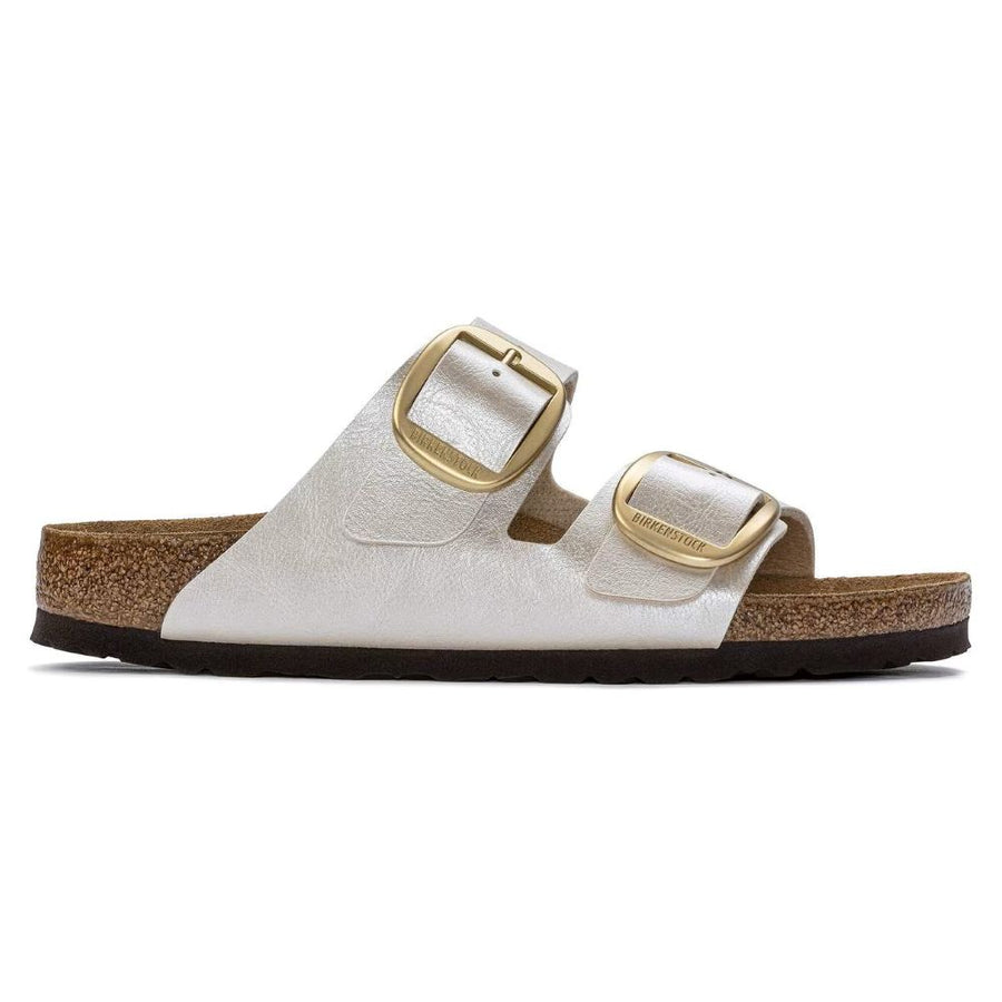 Birkenstock - Arizona Big Buckle Birko- Flor - Regular 1020032 - Graceful Pearl White - Sandals