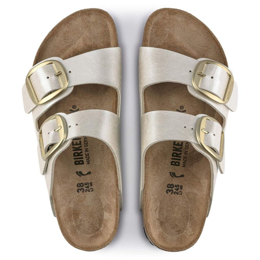 Birkenstock - Arizona Big Buckle Birko- Flor - Regular 1020032 - Graceful Pearl White - Sandals
