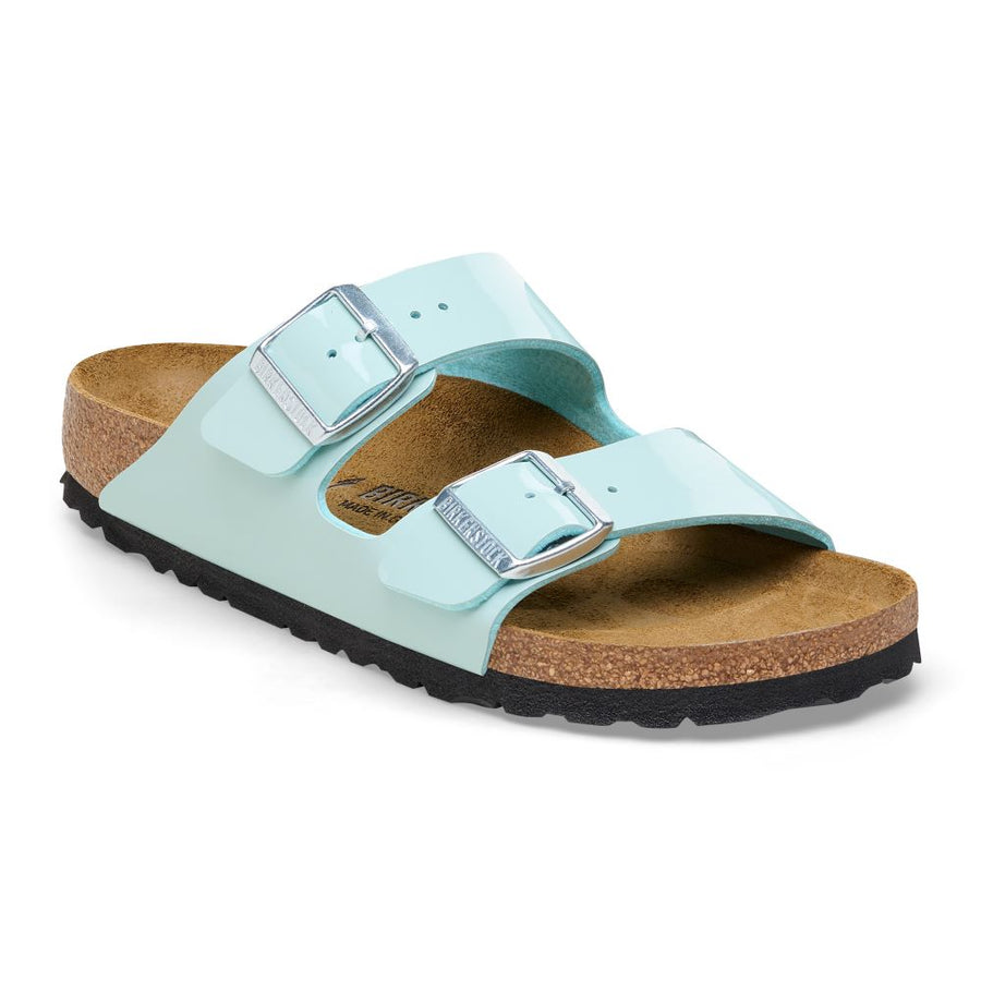 Birkenstock - Arizona Birko-Flor Patent - 1026963 - Surf Green - Sandals