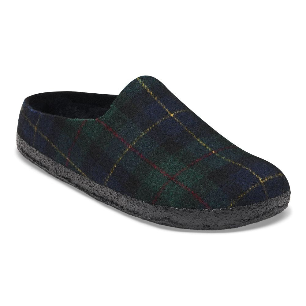 Birkenstock - Amsterdam Wrap Dip FE - 1032565 - Plaid Green/Navy - Slippers
