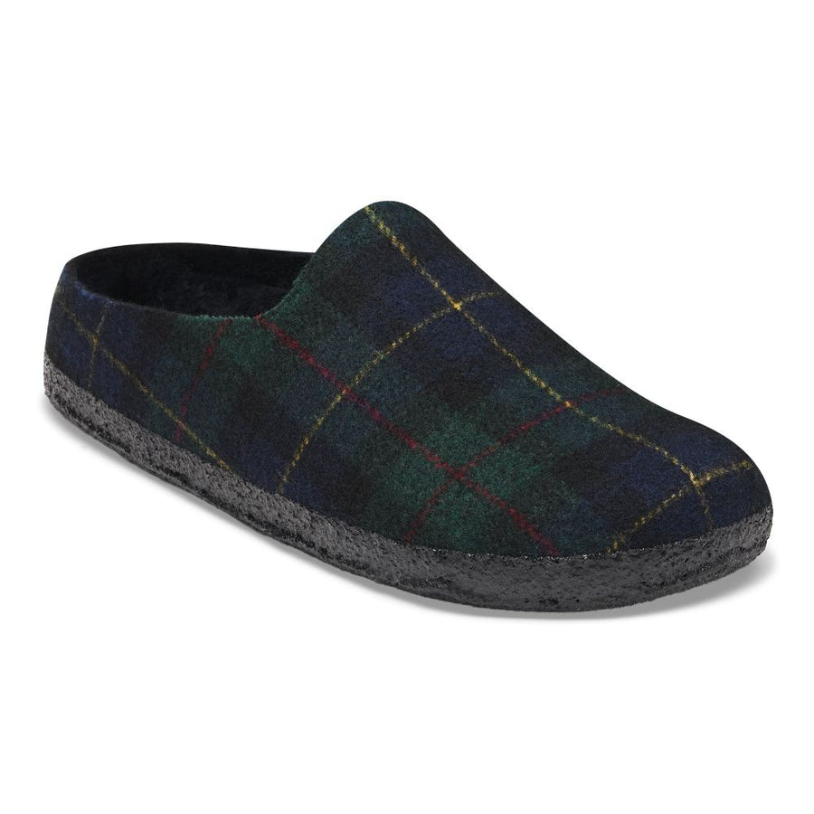 Birkenstock - Amsterdam Wrap Dip FE - 1032565 - Plaid Green/Navy - Slippers