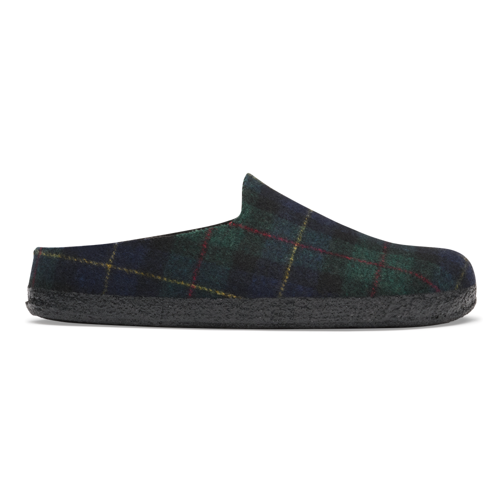 Birkenstock - Amsterdam Wrap Dip FE - 1032565 - Plaid Green/Navy - Slippers