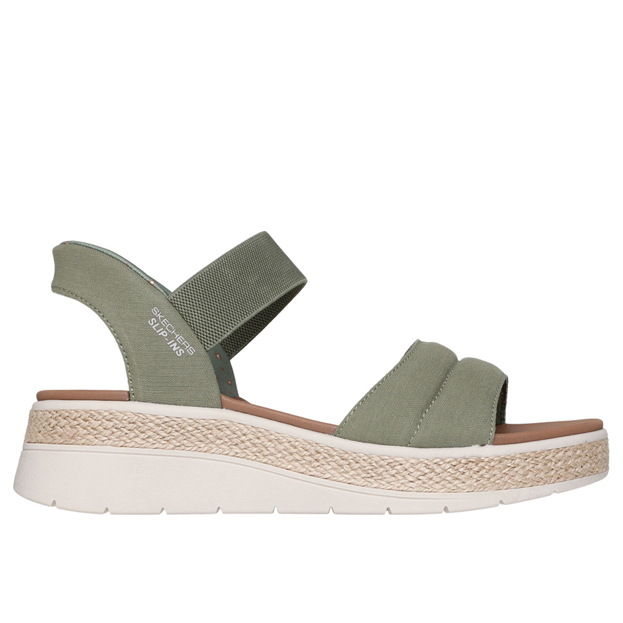 Skechers - Slip-Ins: Bobs Sun Ray - Olive - Sandals