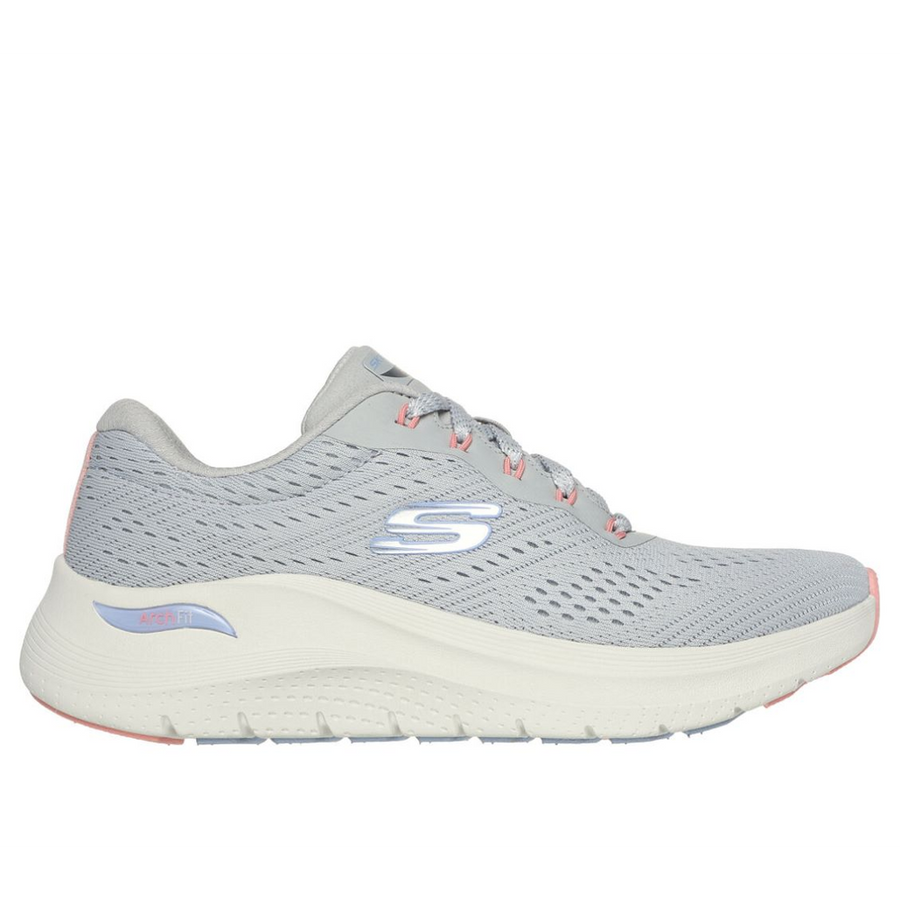 Skechers Arch Fit 2.0 Big League Light Grey Multi Trainers