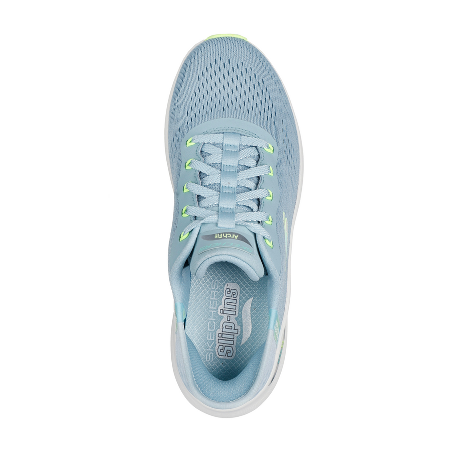 Skechers - Arch Fit 2.0 - Easy Chic - Blue/Lime - Trainers