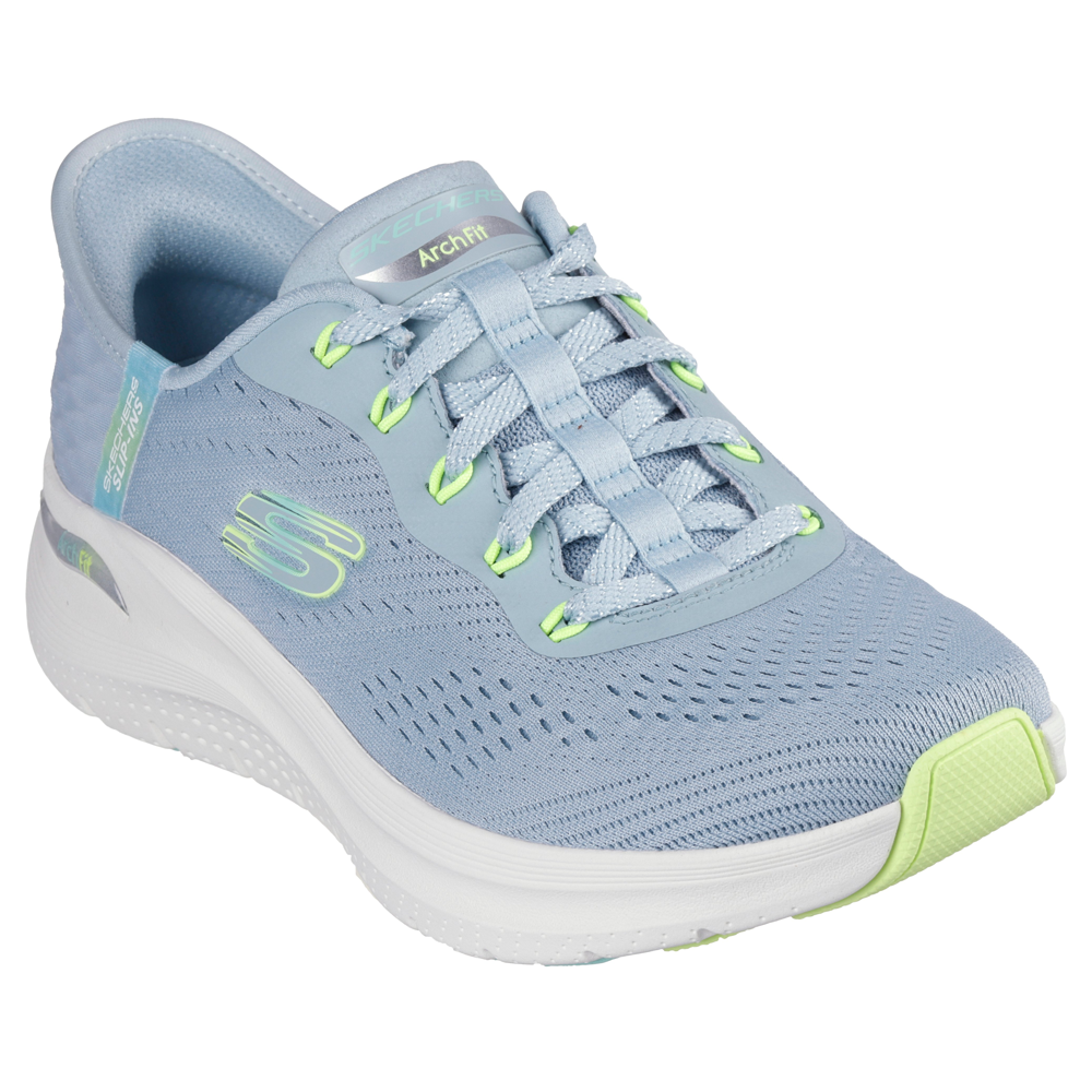 Skechers - Arch Fit 2.0 - Easy Chic - Blue/Lime - Trainers