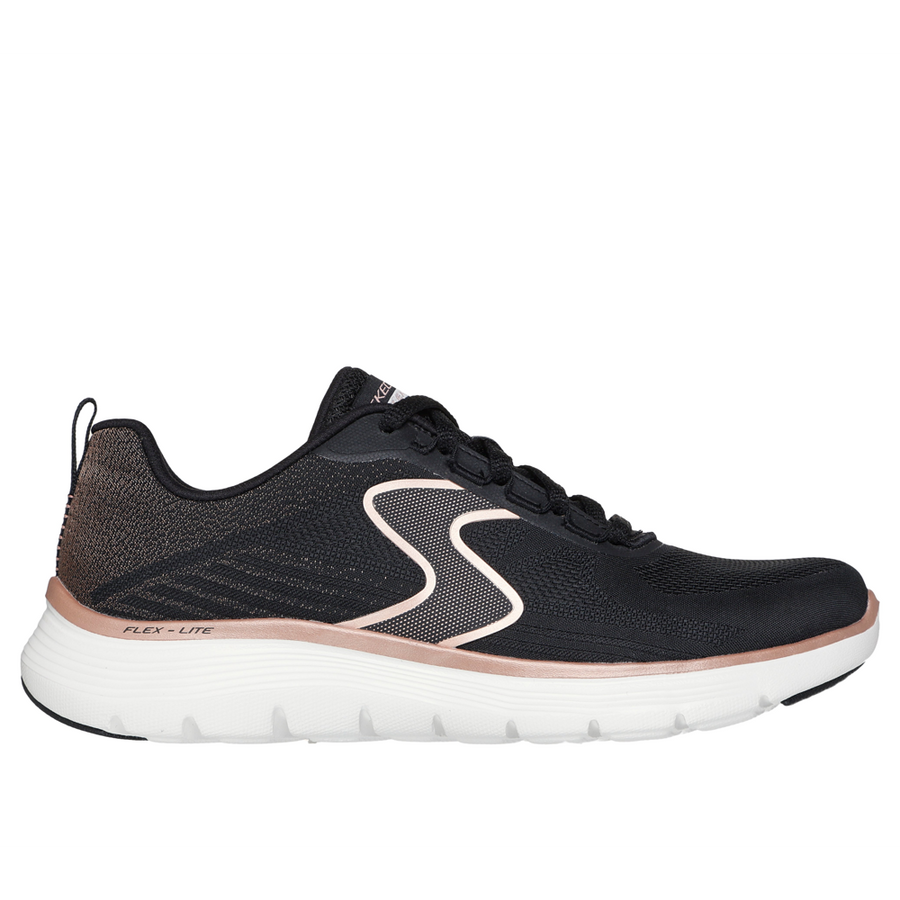 Skechers - Flex Appeal 5.0 - Luxe Glow - Black/Rose Gold - Trainers