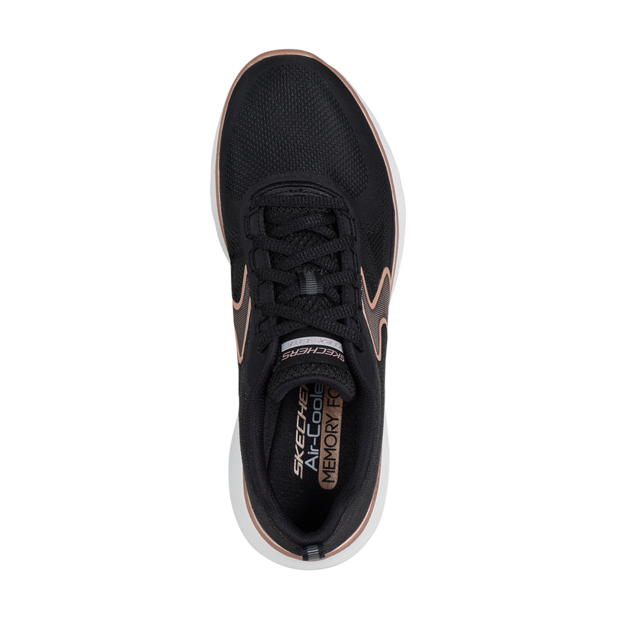Skechers - Flex Appeal 5.0 - Luxe Glow - Black/Rose Gold - Trainers