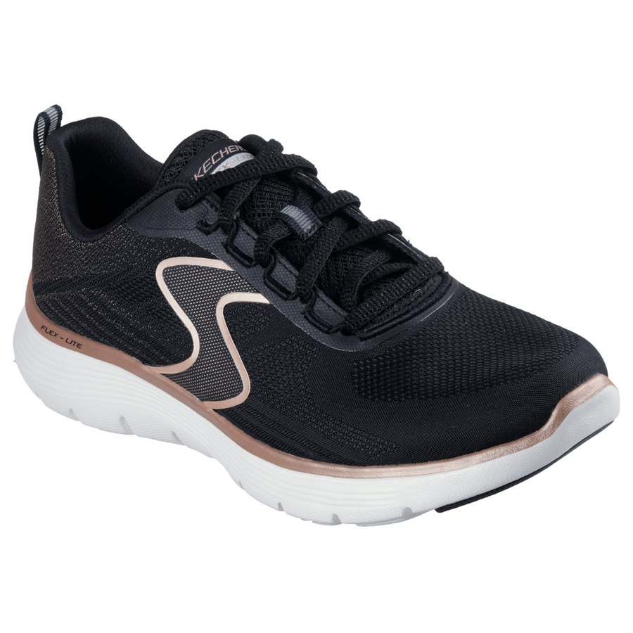 Skechers - Flex Appeal 5.0 - Luxe Glow - Black/Rose Gold - Trainers