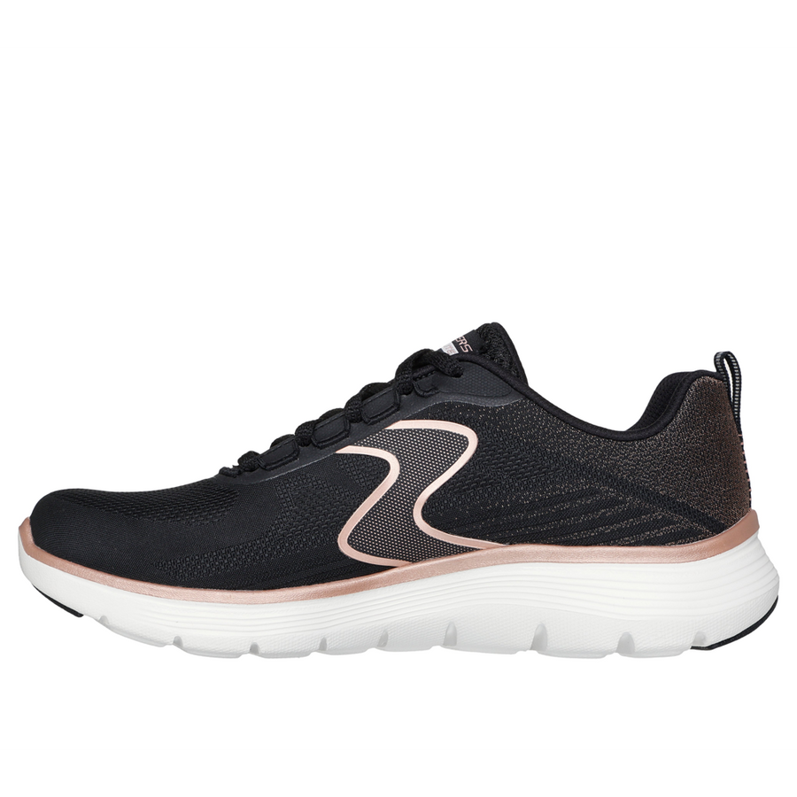 Skechers - Flex Appeal 5.0 - Luxe Glow - Black/Rose Gold - Trainers