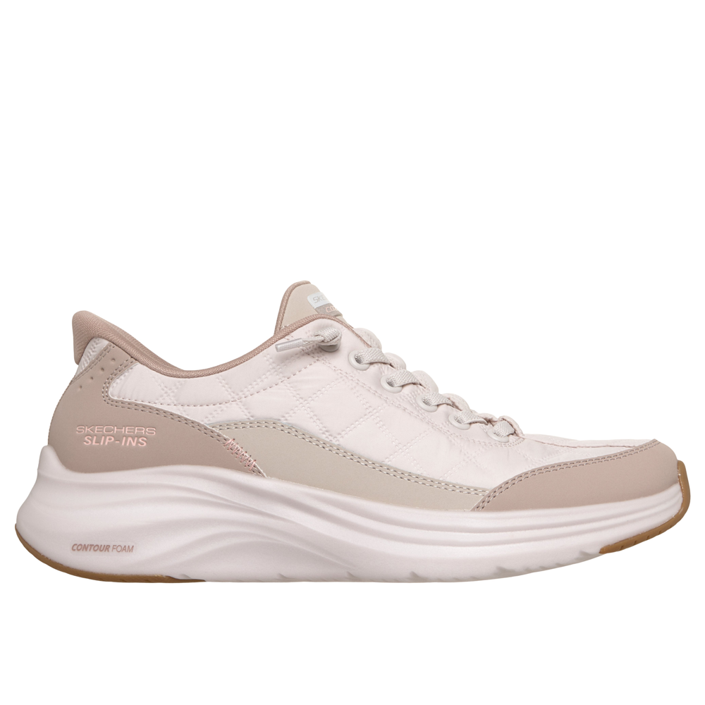 Skechers - Slip-Ins: Contour Foam - Cozy Fit - Natural/Pink - Trainers