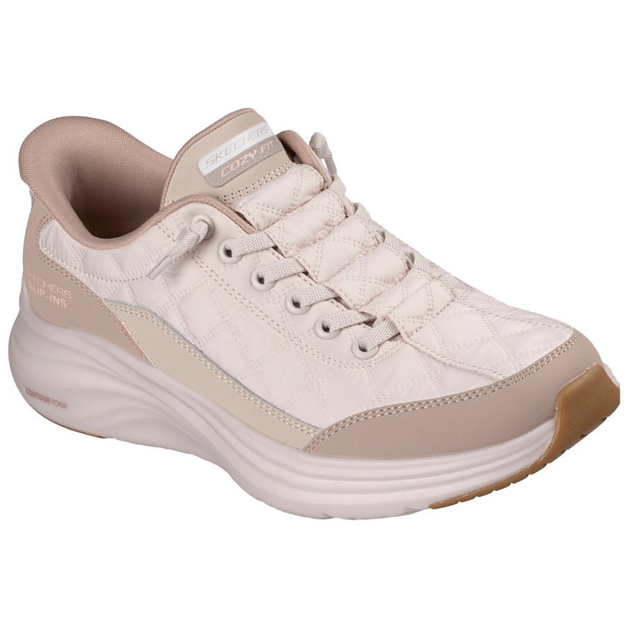 Skechers - Slip-Ins: Contour Foam - Cozy Fit - Natural/Pink - Trainers