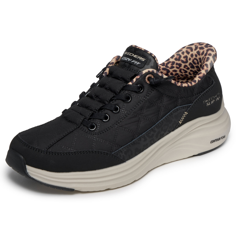 Skechers - Contour Foam-Leopard Dream - 150419/BLK - Black - Trainers