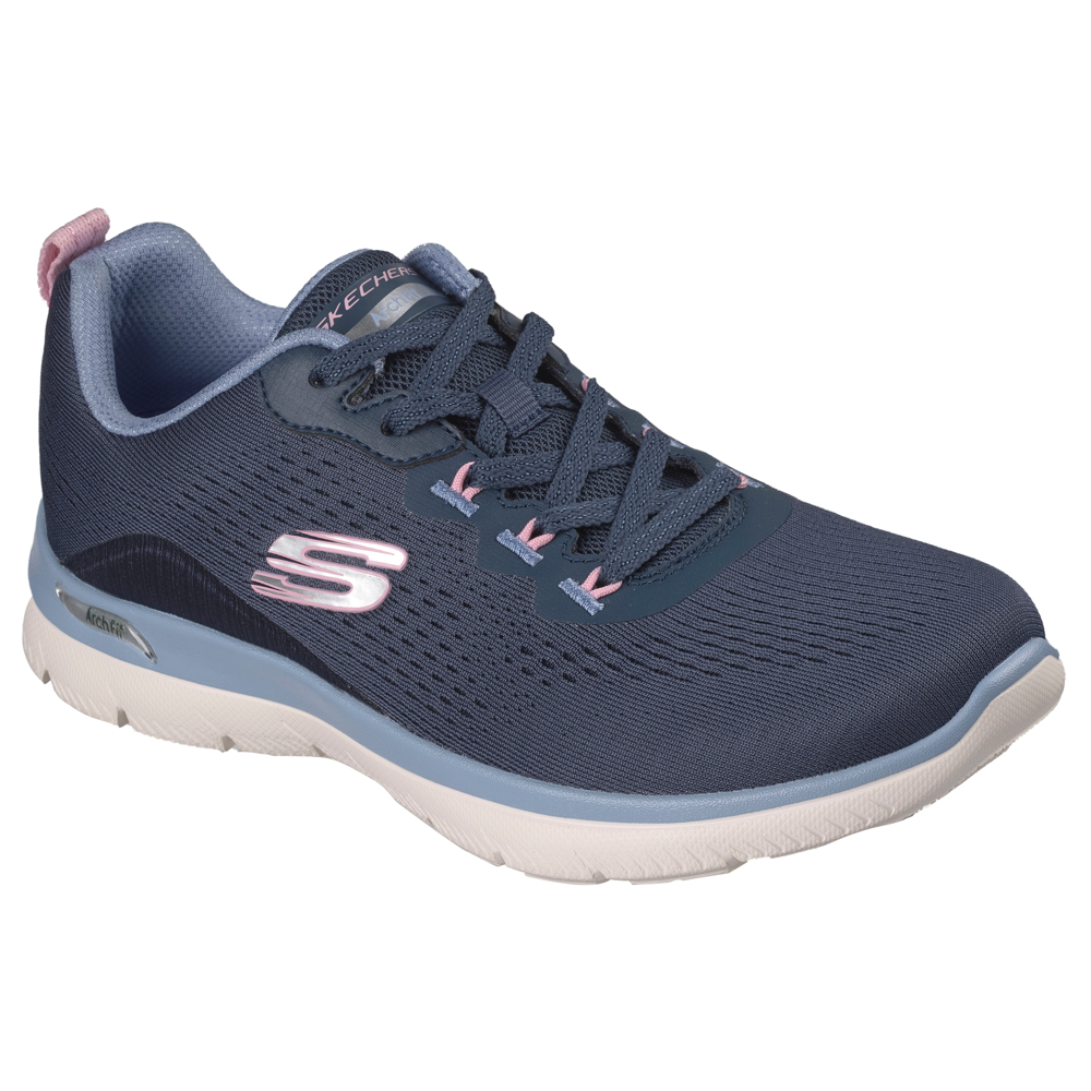 Skechers - Arch Fit Summits - Daily Flow - Navy/Light Blue - Trainers