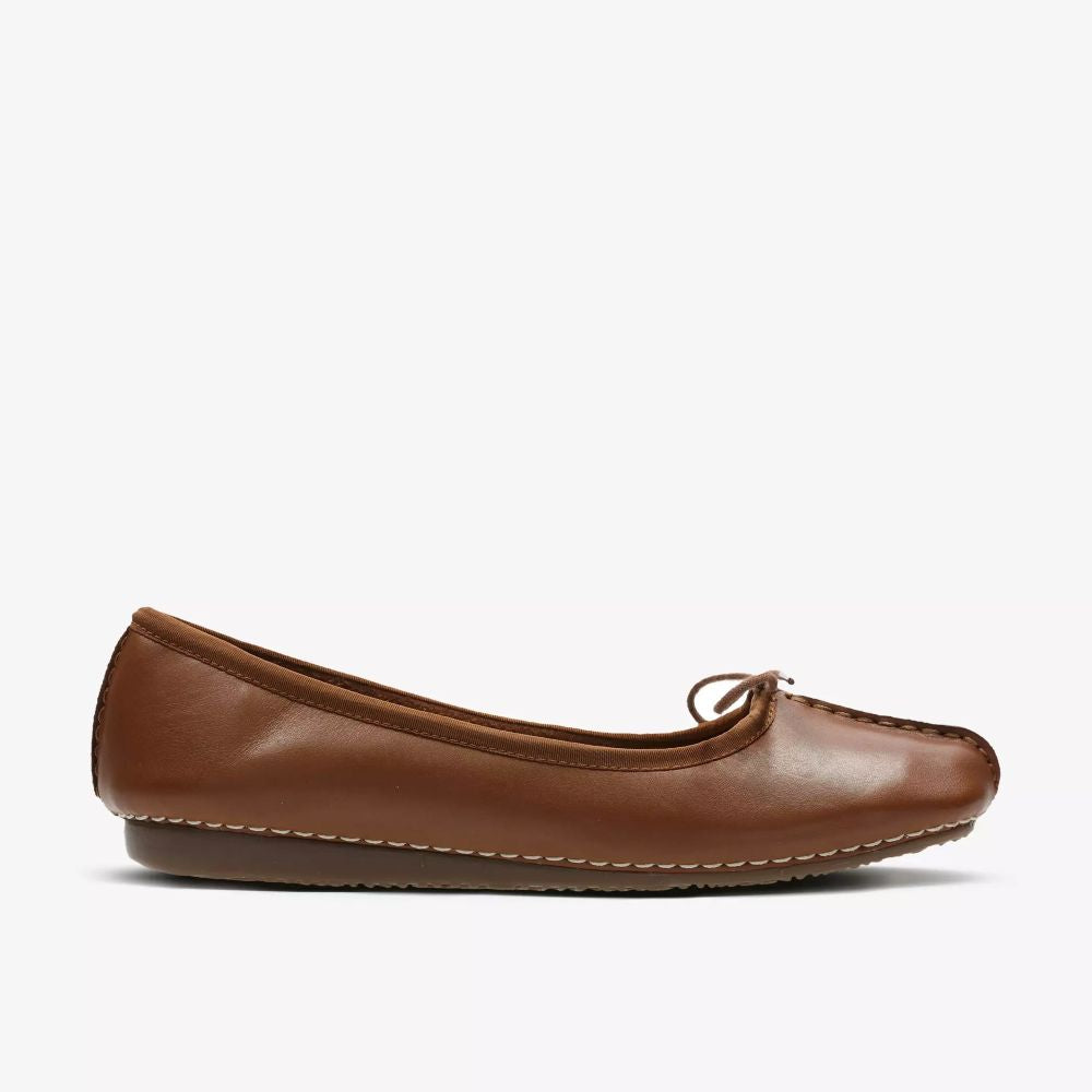 Clarks - Freckle Ice - Dark Tan Leather - Shoes