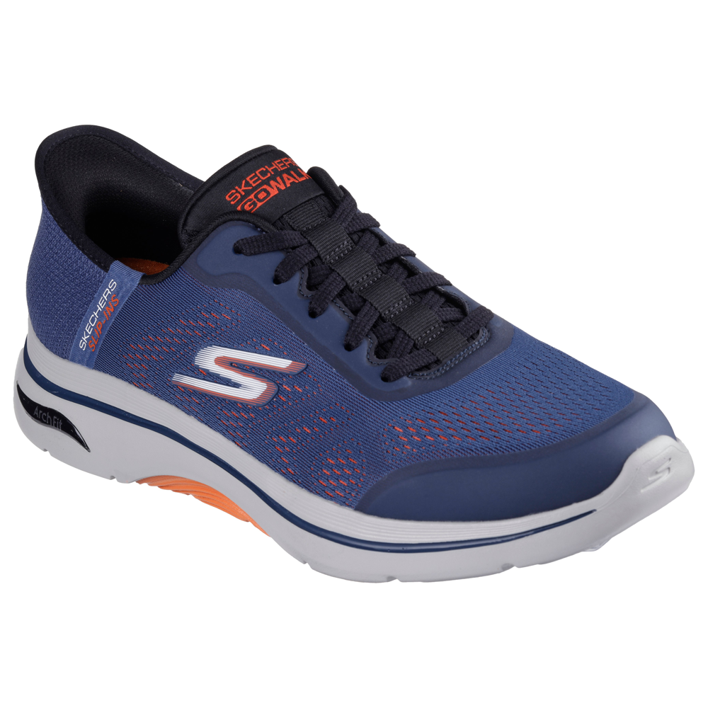 Skechers - Go Walk Arch Fit 2.0 - Simplicity - Navy/Orange - Trainers