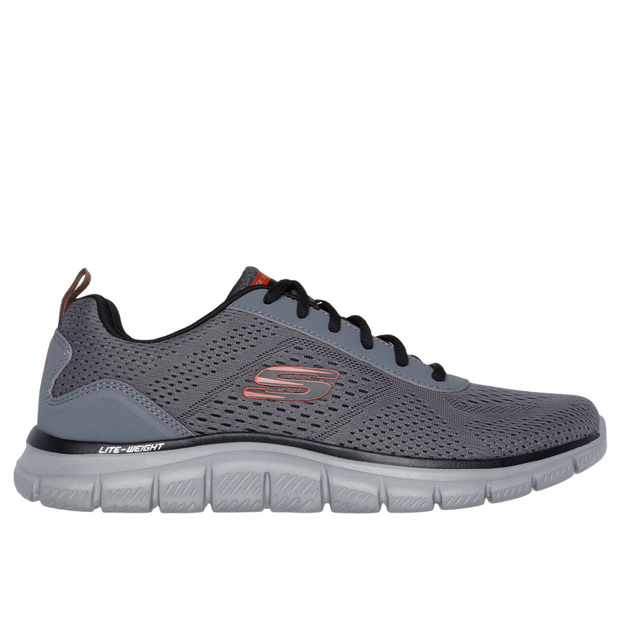 Skechers - Track-Leshur - Charcoal/Orange - Trainers
