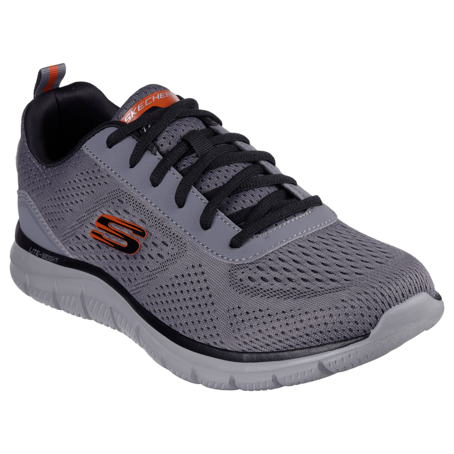 Skechers - Track-Leshur - Charcoal/Orange - Trainers