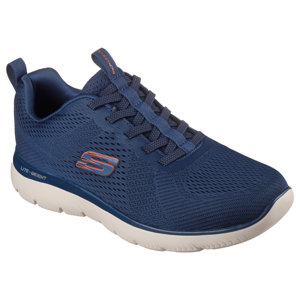 Skechers - Summits - Eckler - Navy/Orange - Trainers