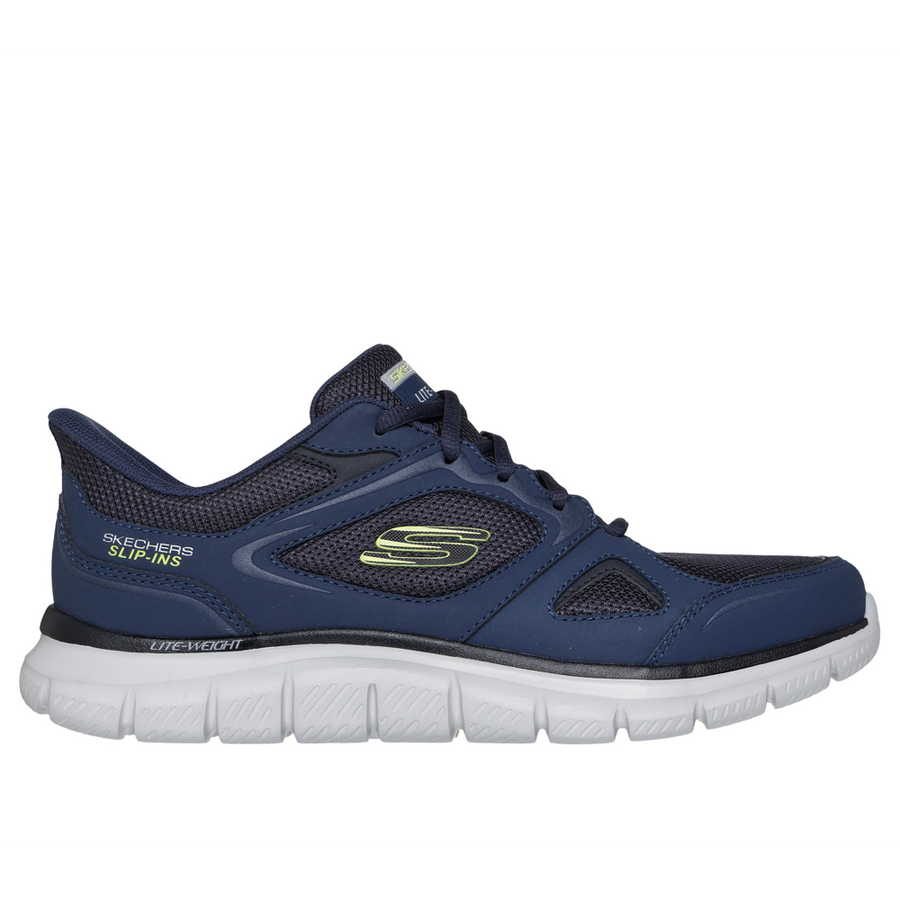Skechers - Track -Ezral - Navy/Lime - Trainers