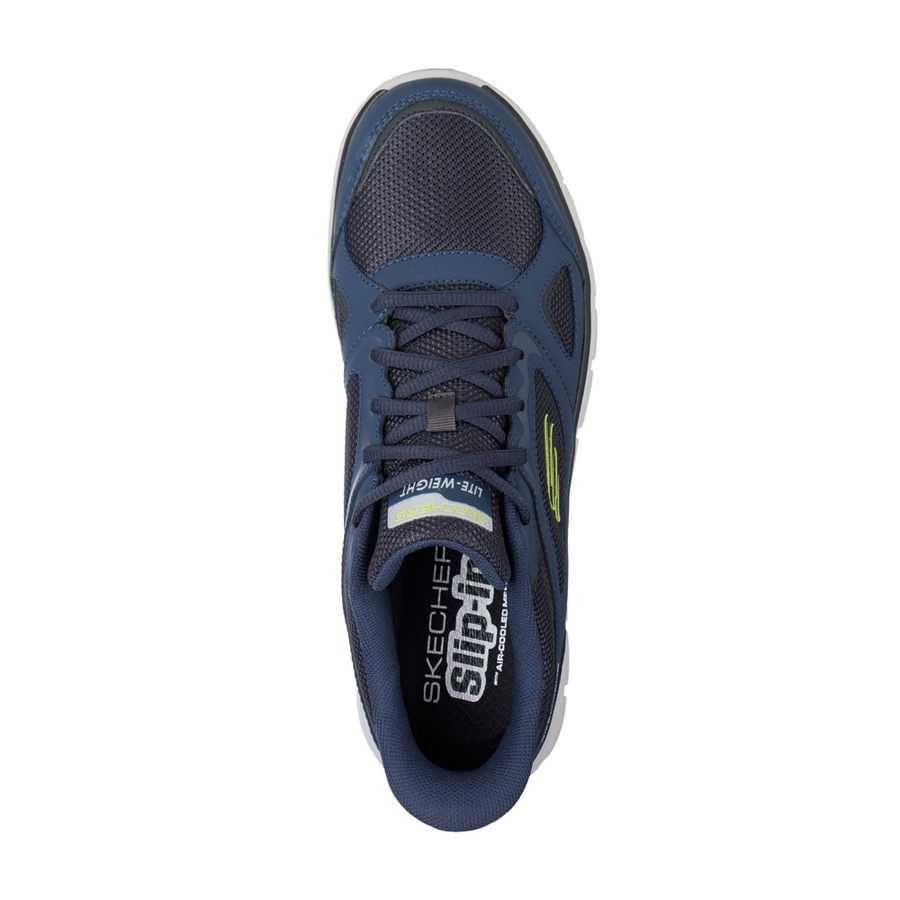 Skechers - Track -Ezral - Navy/Lime - Trainers