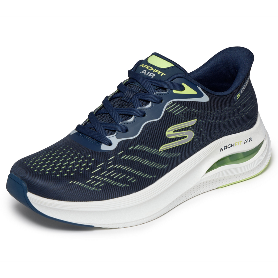 Skechers - Arch Fit Skech-Air - Zoryn - Navy/Lime - Trainers