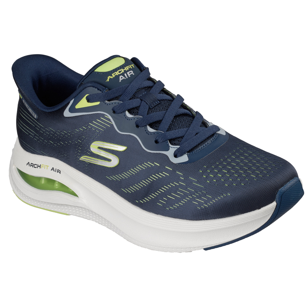 Skechers - Arch Fit Skech-Air - Zoryn - Navy/Lime - Trainers