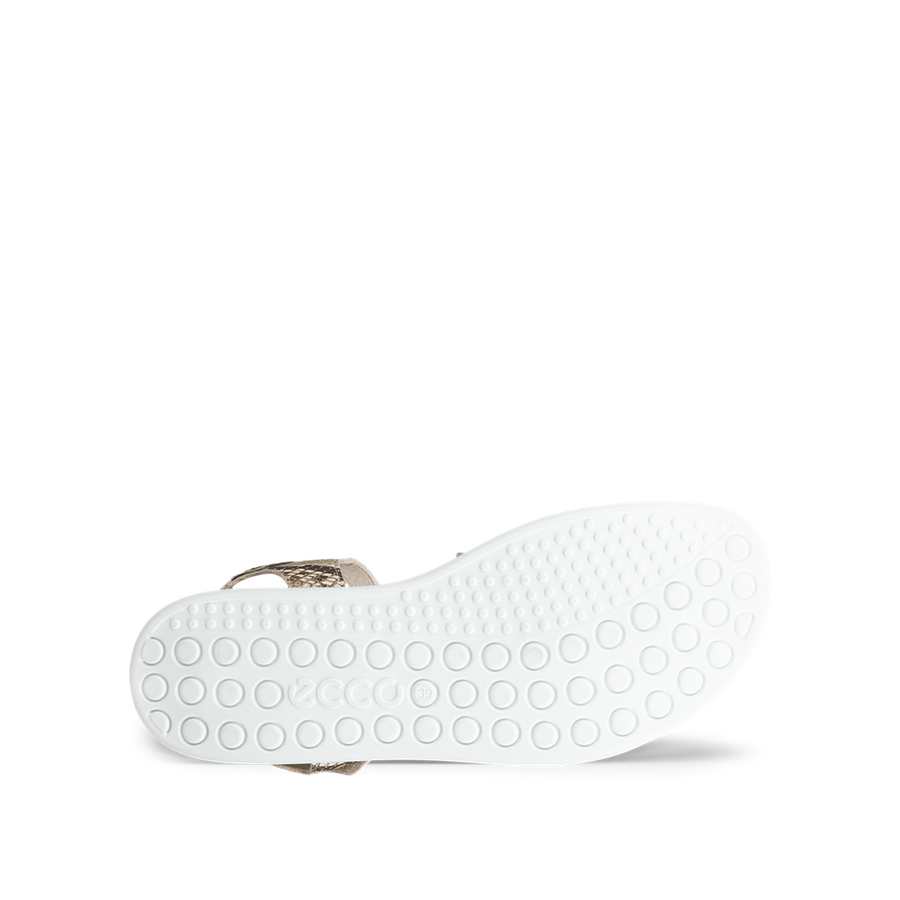 Ecco - Soft Sandal W 3-Strap - Python/Pure Cashmere - Sandals