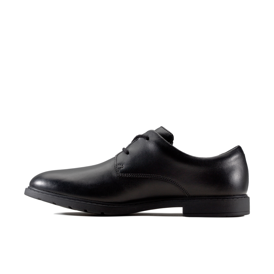 Clarks - Scala Loop Y - Black Leather - School Shoes