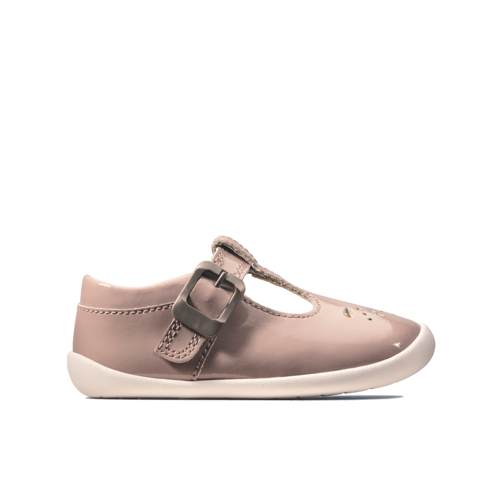 Clarks - Roamer Star T - Pink Patent - Shoes