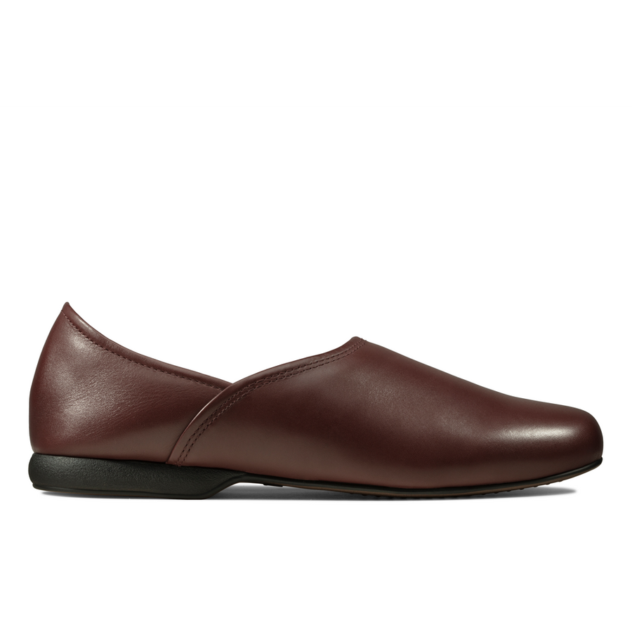 Clarks - Harston Elite - Burgundy Leather - Slippers