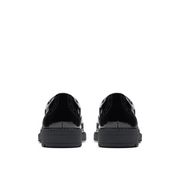 Clarks - Loxham Brogue Y - Black Patent  - School Shoes