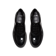Clarks - Loxham Brogue Y - Black Patent  - School Shoes
