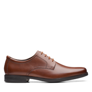 Clarks - Howard Walk - Dark Tan Leather - Shoes