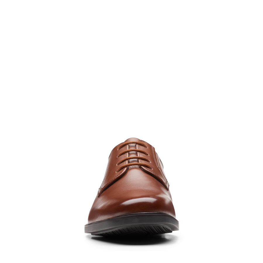Clarks - Howard Walk - Dark Tan Leather - Shoes
