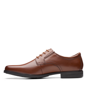 Clarks - Howard Walk - Dark Tan Leather - Shoes