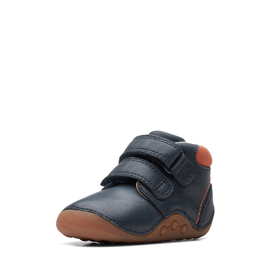 Clarks Tiny Play T Navy Boots Gibbs Shoes